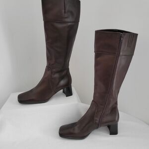 Gama Studio Brown Leather Boots 9 ITALY